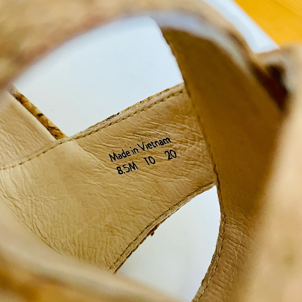 Jack Rogers Palmer Wedge Espadrille Sandals, EUC - Picture 10 of 14